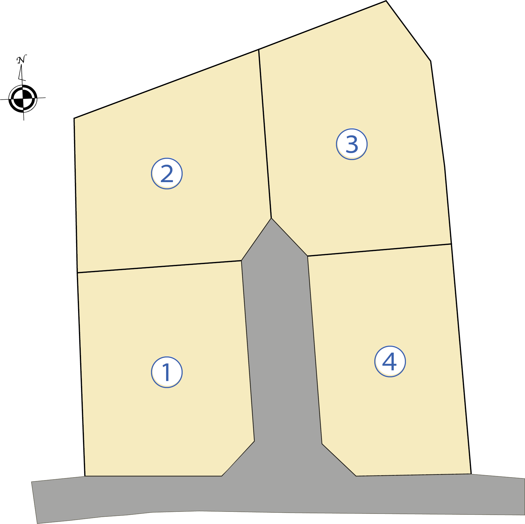 姶良市　加治木町反土　千鳥公園前　分譲地4区画  ②751万円～