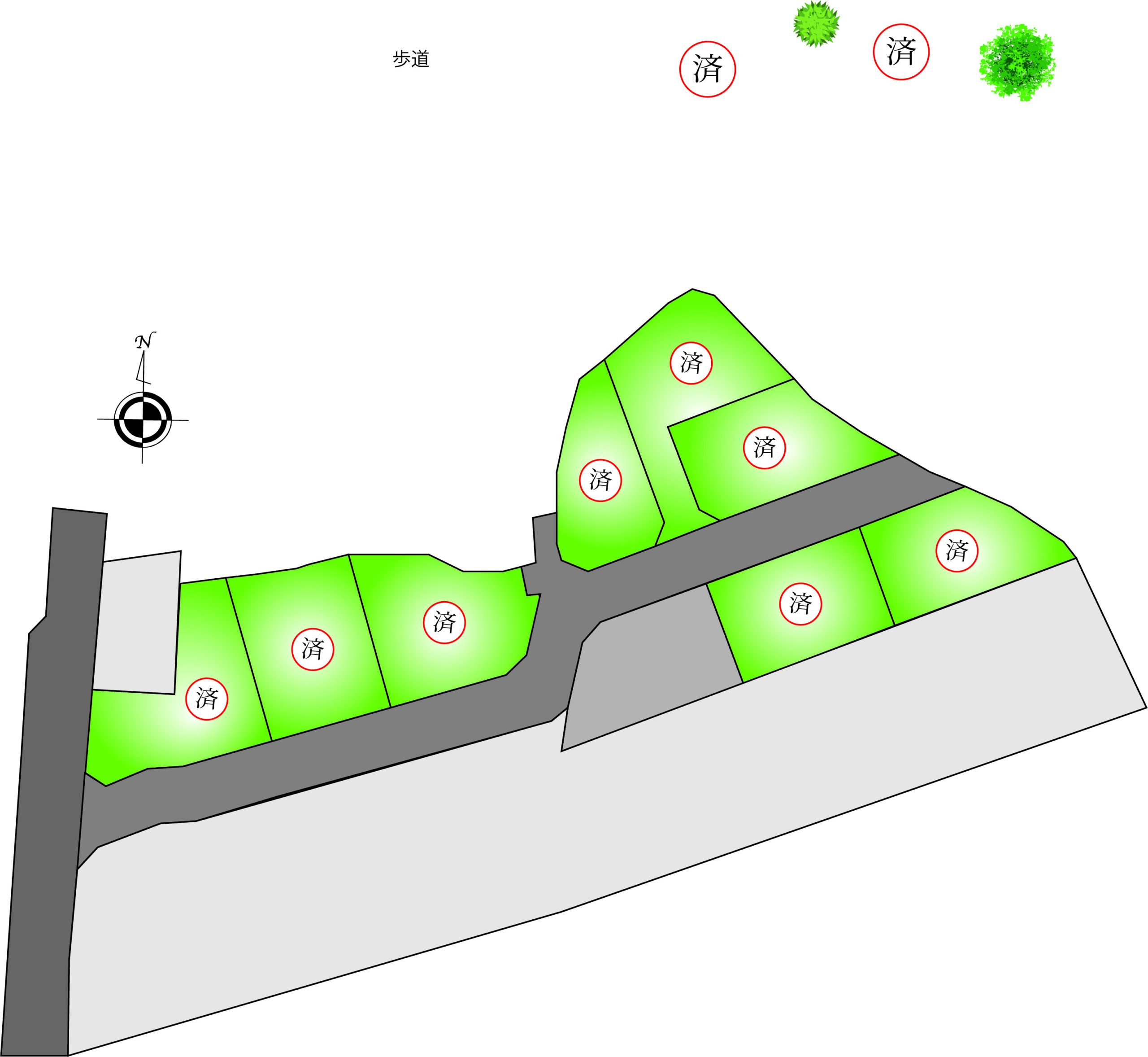 イオンサイドタウン東餅田 8区画