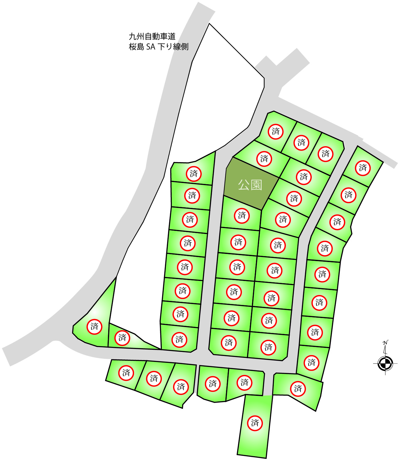 スマート・ヴィレッジ西餅田 44区画