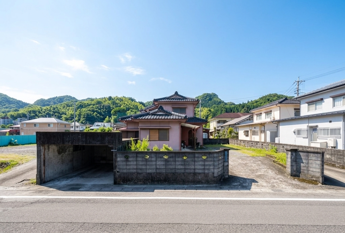 霧島市　国分山下町　売地（上物あり）　1,390万円