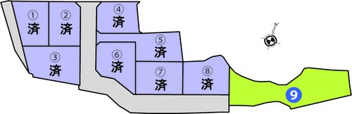 姶良市　平松　売地　⑨　144.88坪