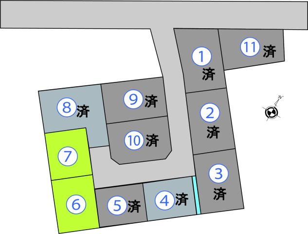 姶良市　船津　分譲地　11区画　⑦500万円～