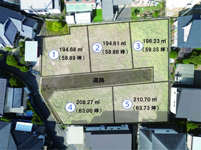 姶良市　加治木町反土　5区画分譲地