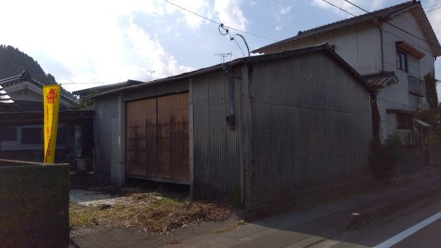 姶良市　蒲生町上久徳　売地倉庫付き　56.93坪